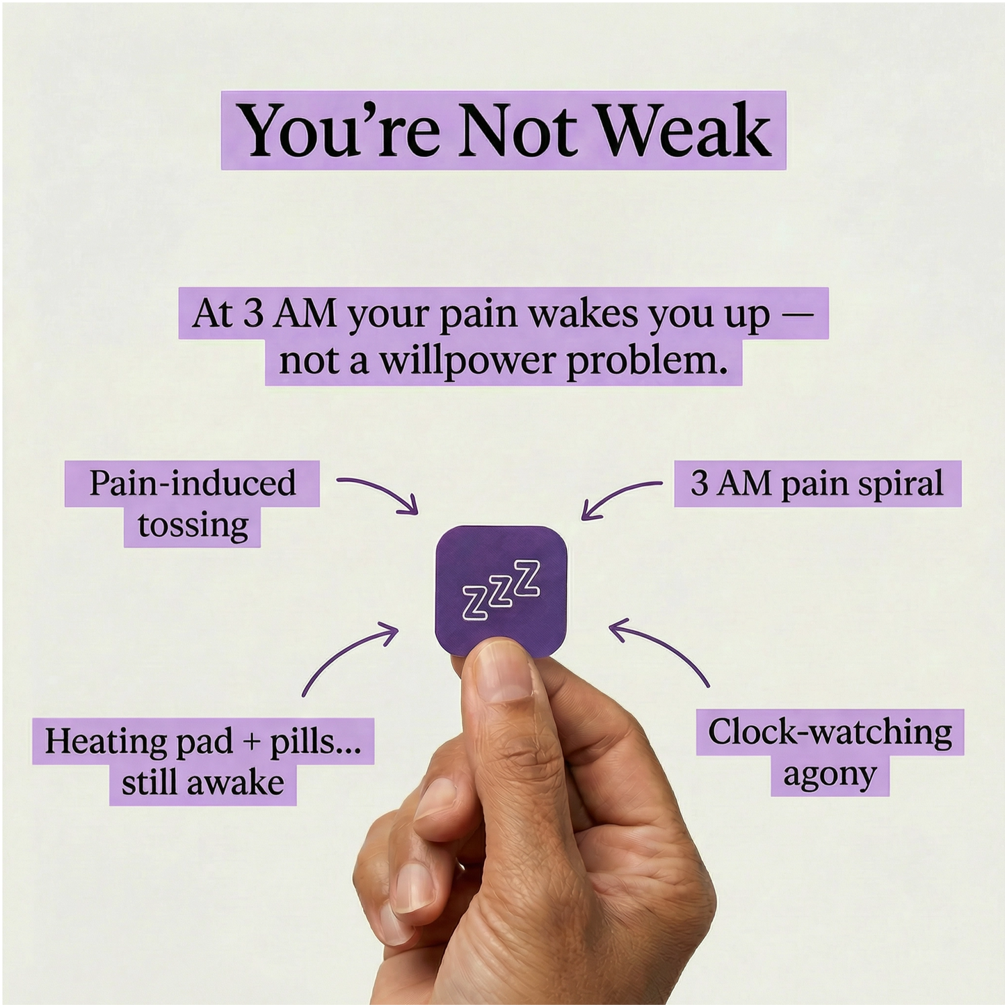 Stop Chasing Pain Relief. Start Healing in Your Sleep.